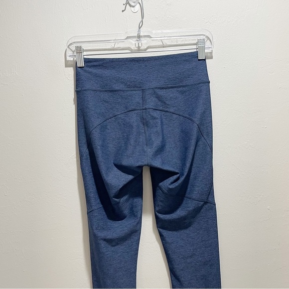 OUTDOOR VOICES Women’s Asymetrical Colorblock Leggings Navy Gray Pink Size XS - Picture 5 of 8
